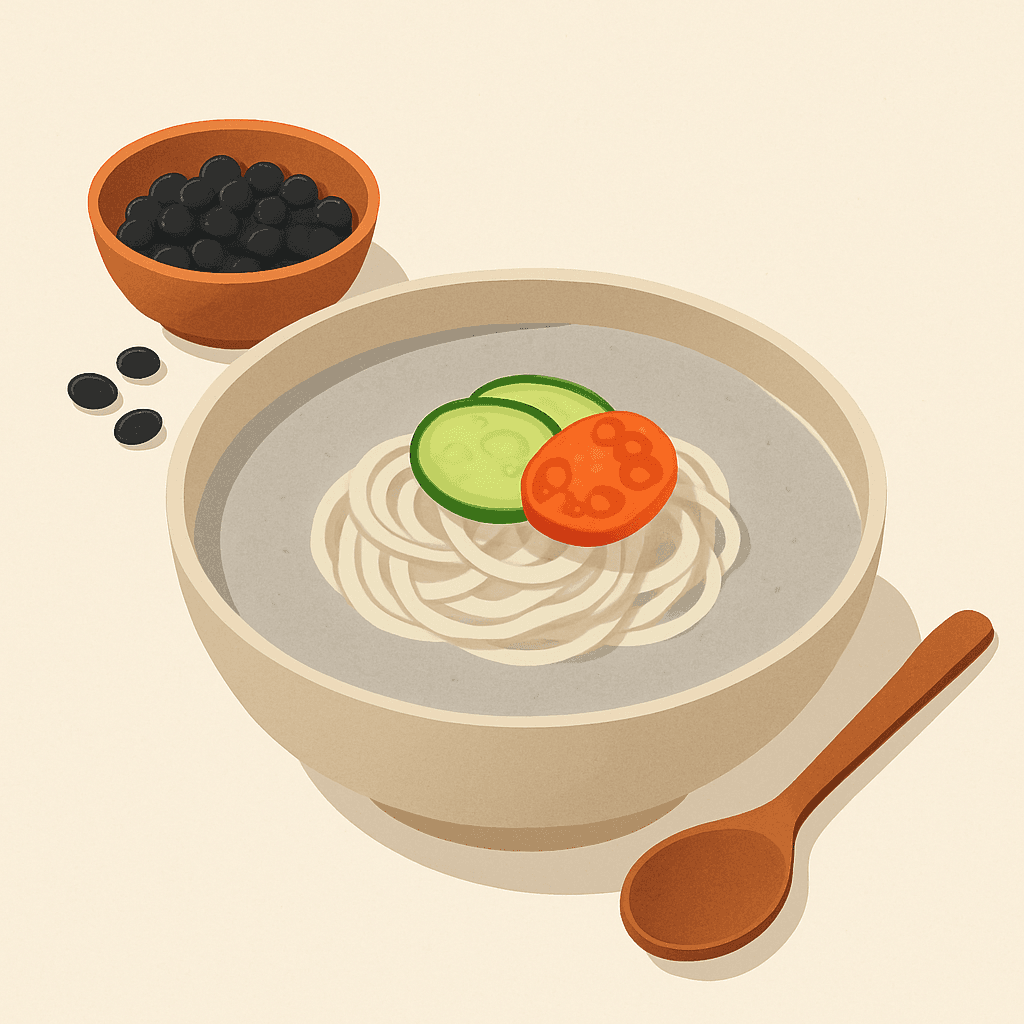 여름 별미인데 단백질까지, 갈아서 말기만 한 서리태 콩국수