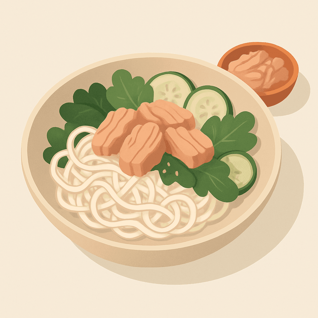 면 먹고 싶을 때 죄책감 0, 두부면 참치 샐러드