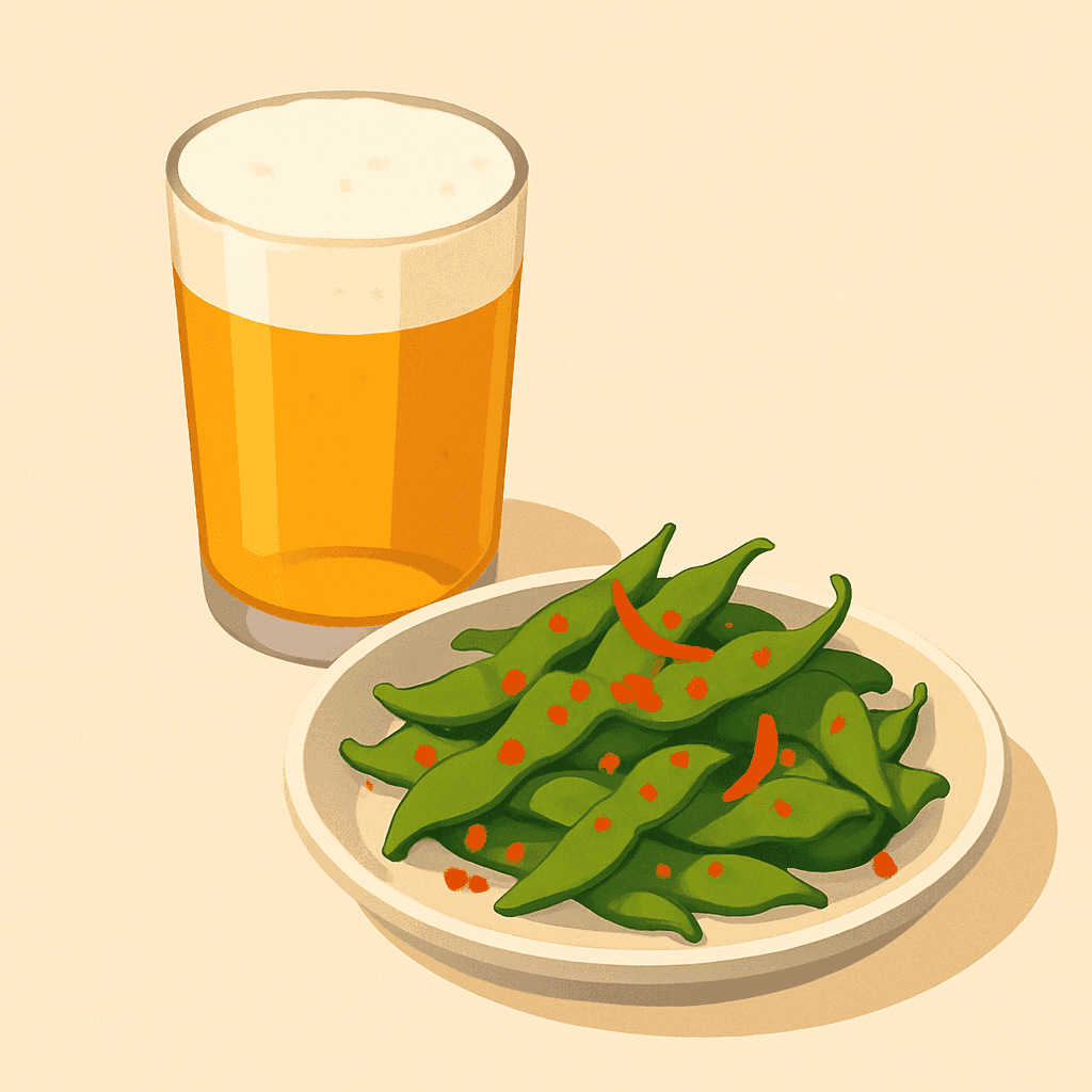 맥주 안주가 당기는 밤, 기름 한 방울 없이 데쳐서 매콤하게